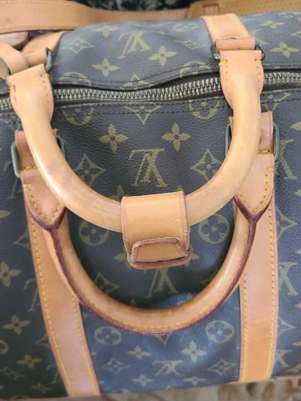 Louis Vuitton Keepall Bandouliere 55 Monogram Vintage 1984 w/ Original Strap